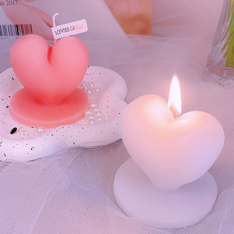 Chinese Valentine's Day Creative Standing Love Scented Candle Ornaments