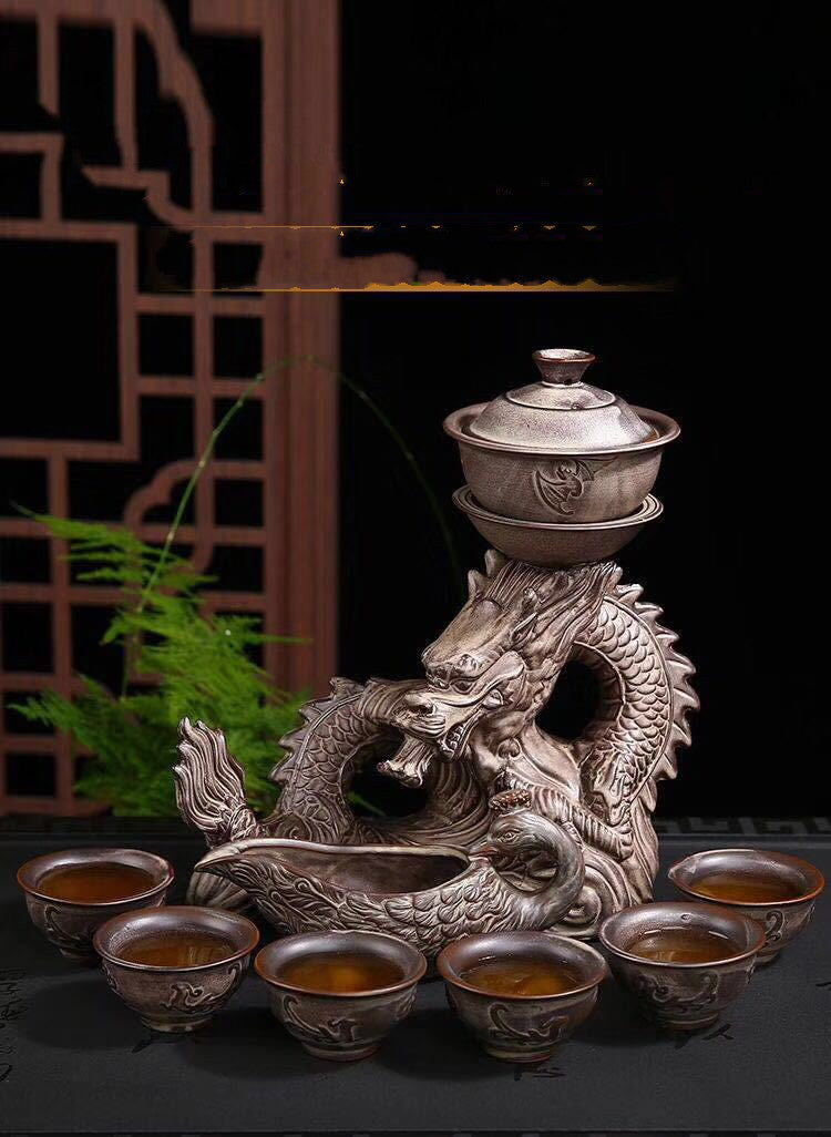 Ceramic Xianglong Automatic Tea Set Set Lazy Tea Maker