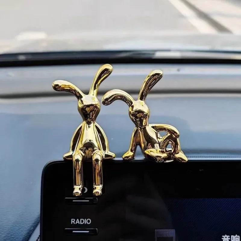 Car Interior Decoration Cartoon Animal Center Console Decoration Personality Room Dining Table Desk Decorations