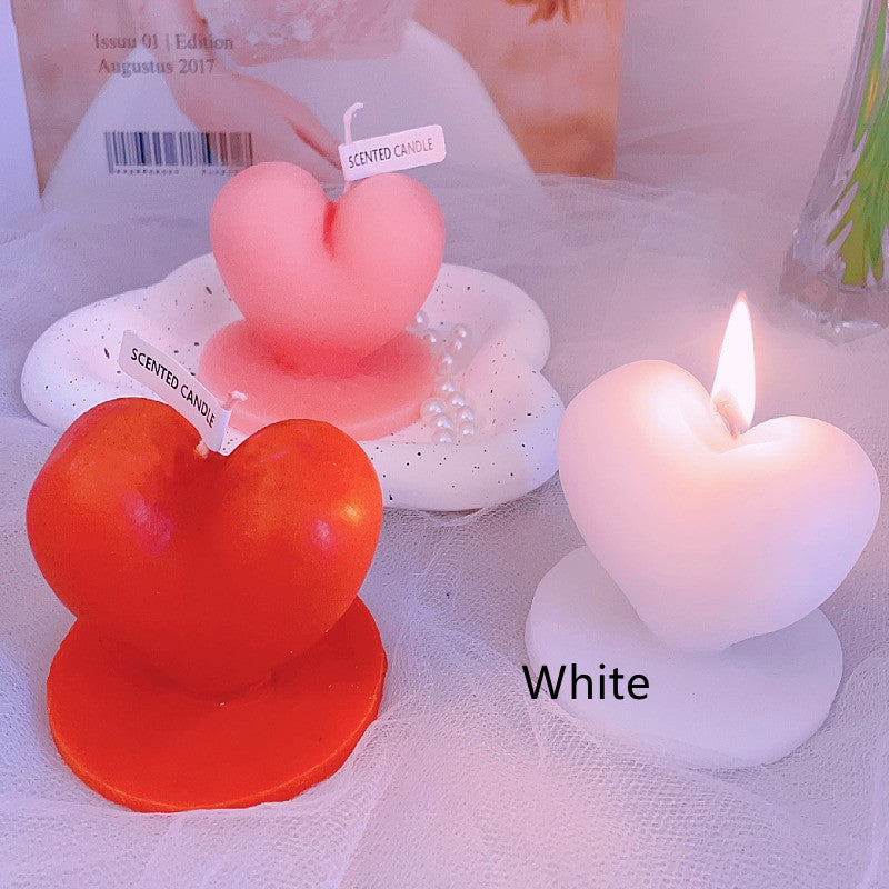 Chinese Valentine's Day Creative Standing Love Scented Candle Ornaments
